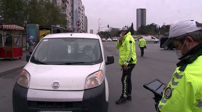 İstanbul'da kısıtlama denetimleri sürüyor