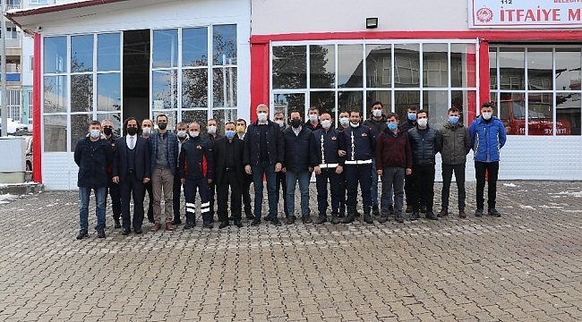 İtfaiye personeline 'Temel Eğitim Sertifikası'