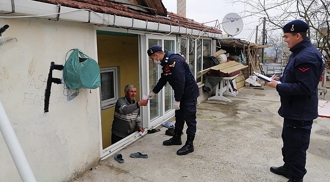 Jandarma ekipleri 56 saatte 471 ihtiyacı karşıladı