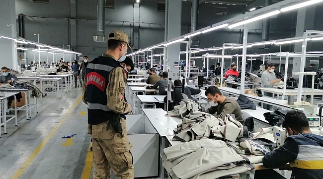 Jandarma ekiplerinden korona virüs denetimi