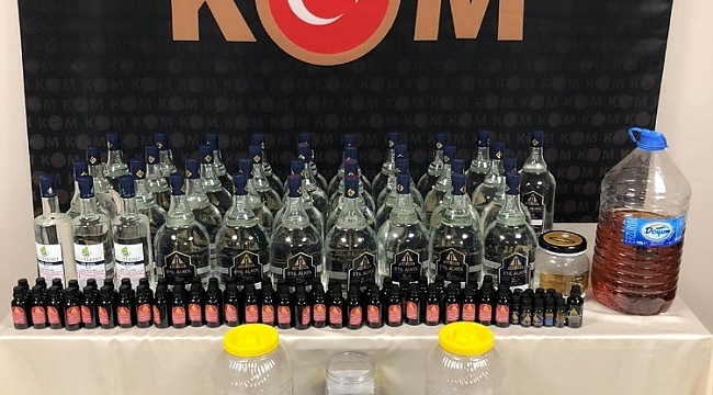 Kaçak alkol yapımında kullanacaklardı, polisin dikkatinden kaçmadı
