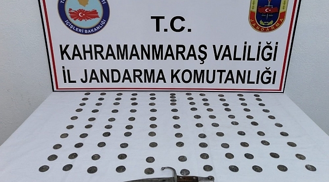 Kahramanmaraş'ta tarihi eser kaçakçılığına 3 gözaltı