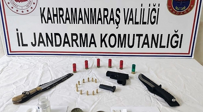 Kahramanmaraş'ta uyuşturucuya 3 gözaltı