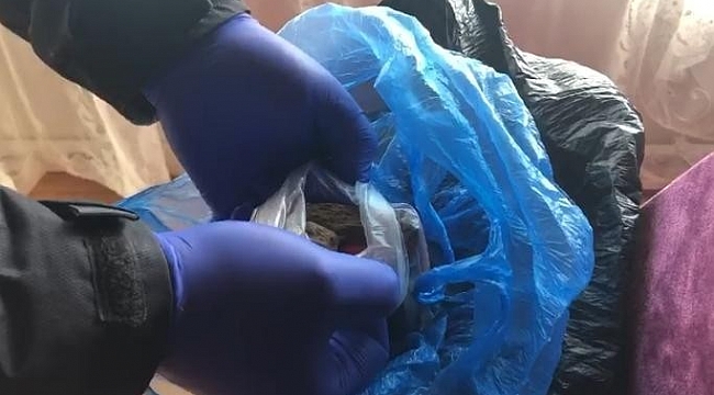 Kalorifer peteğinden uyuşturucu çıktı