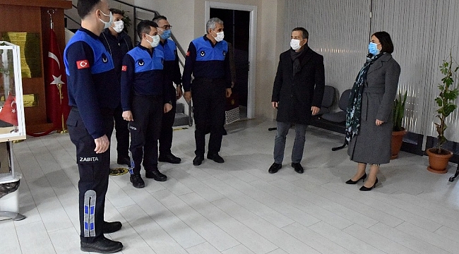 Kamu çalışanlarına moral ziyareti
