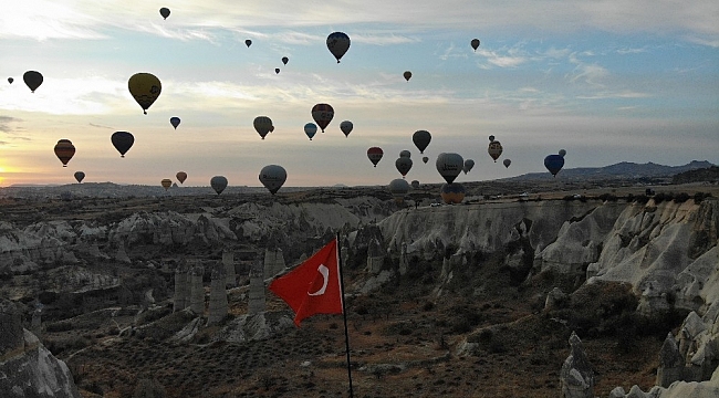 Kapadokya'da 2023 yılında hedef 7 buçuk milyon turist