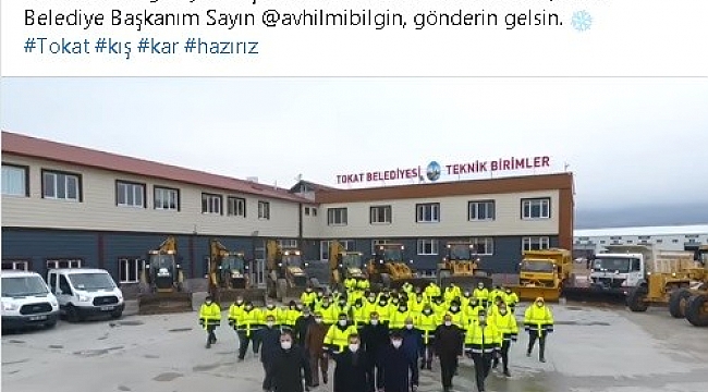 Kar yağmayan Tokat'tan Sivas'a çağrı