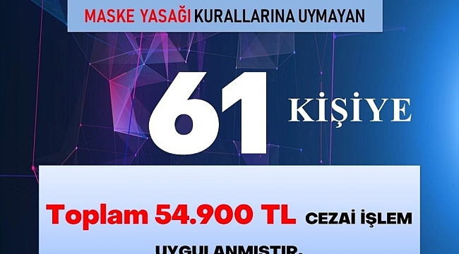 Karabük'te 56 saatte 54 bin 900 TL para cezası kesildi