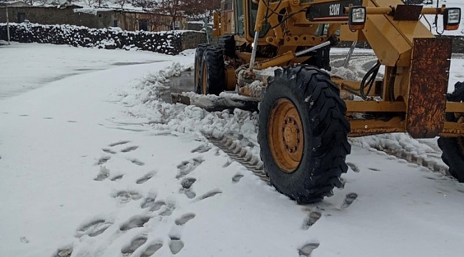Karacadağ'da kar seferberliği