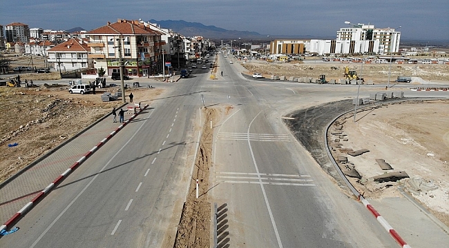 Karaman'da kavşak genişletmesi