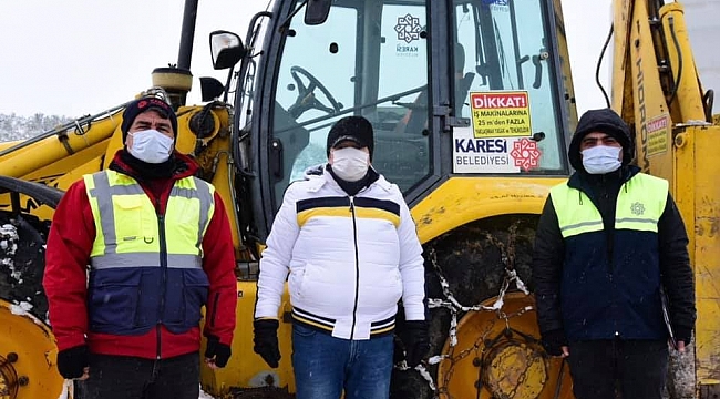 Karesi'de kapalı kırsal mahalle yolu kalmadı