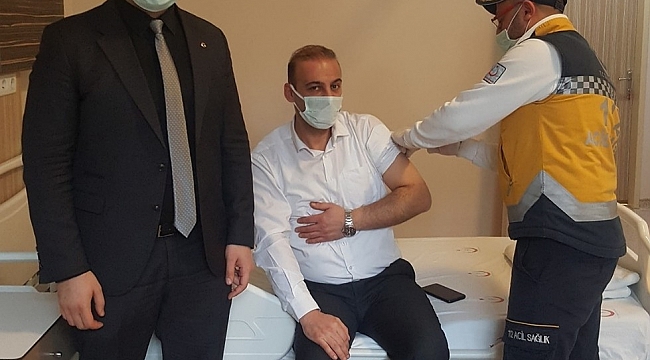 Kargı'da ilk Covid-19 aşısı yapıldı
