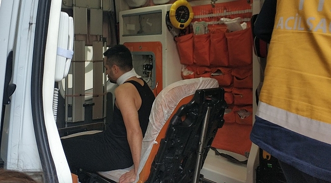 Kavga sırasında kardeşinin attığı cam parçasıyla boynundan yaralandı