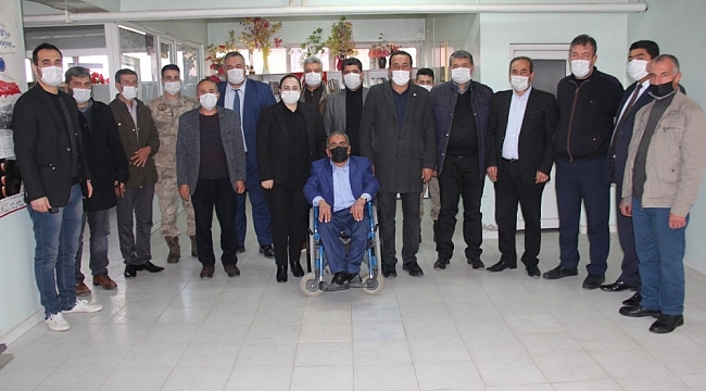 Kaymakam Demir engeliler derneğini ziyaret etti