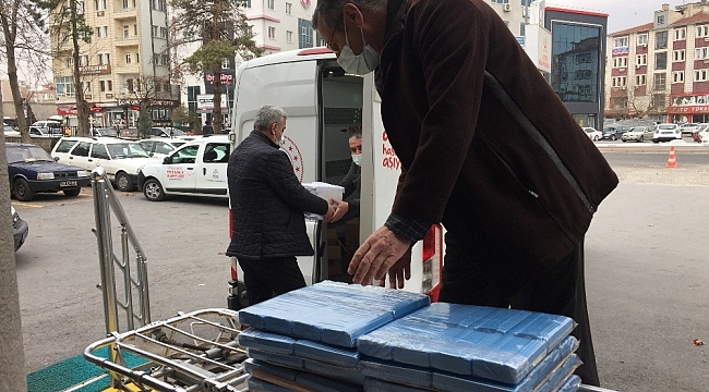 Kayseri'de korona virüs aşıları hastanelere dağıtılmaya başlandı