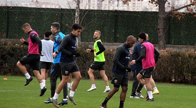 Kayserispor, Gaziantep maçının hazırlıklarını sürdürüyor