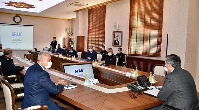 Kırıkkale'nin İl Afet Müdahale Planı değerlendirildi