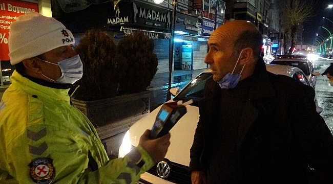 Kısıtlama denetimleri başladı, alkollü sürücülere ceza yağdı