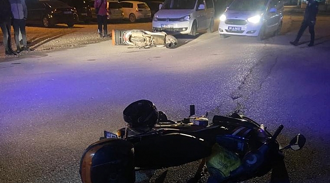 Kısıtlamada kuryeler çarpıştı: 2 yaralı