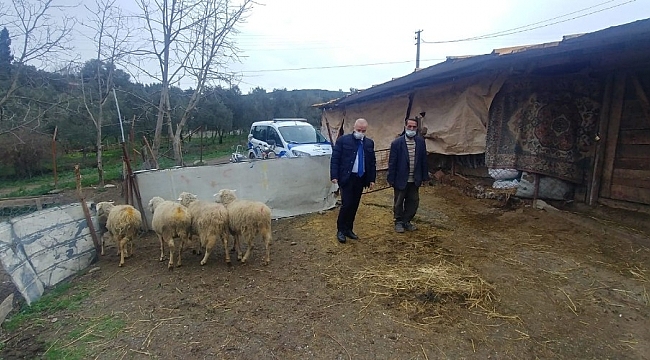 Konteyneri yanan vatandaşa İzmit Belediyesinden yardım eli