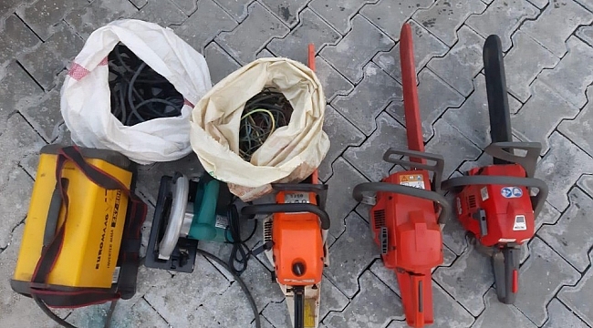 Konteynr hırsızı torun çıktı