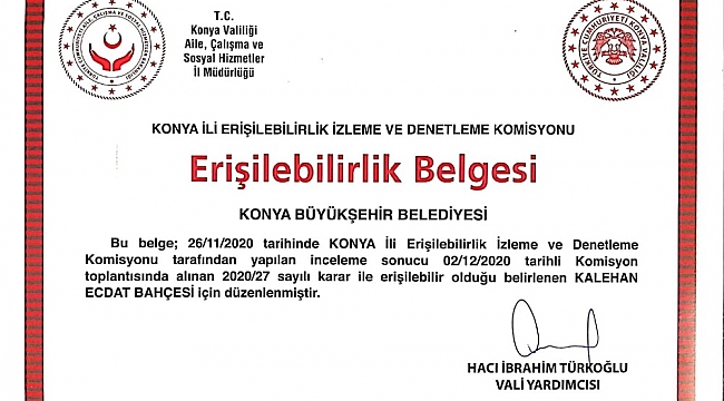 Konya Büyükşehir'den Türkiye'ye örnek proje