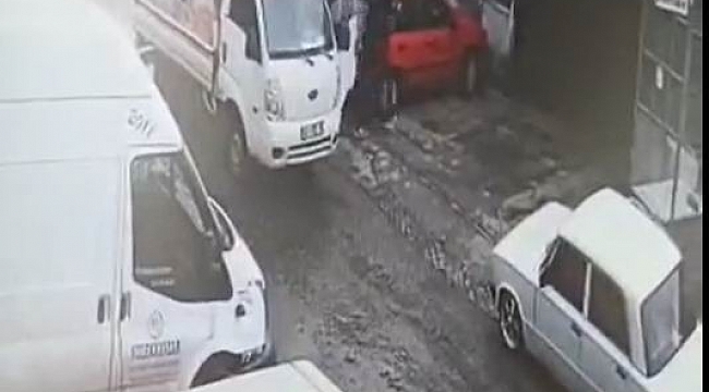 Konya'da bacanağını ve kayınpederini öldüren zanlının cinayet anı kamerada