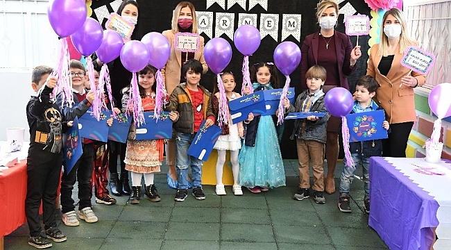 Konyaaltı Belediyesi kreşlerinde karne heyecanı