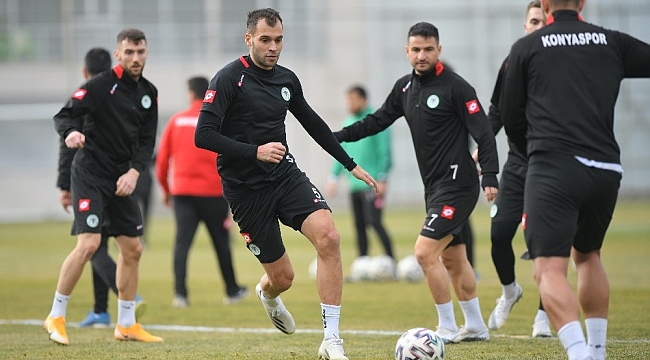 Konyaspor, Gaziantep maçı hazırlıklarını tamamladı