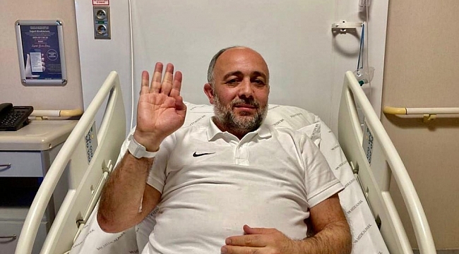 Koronayı yenen Müdür Kasapoğlu taburcu oldu