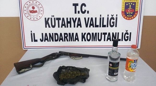 Köyde uyuşturucu ele geçirildi