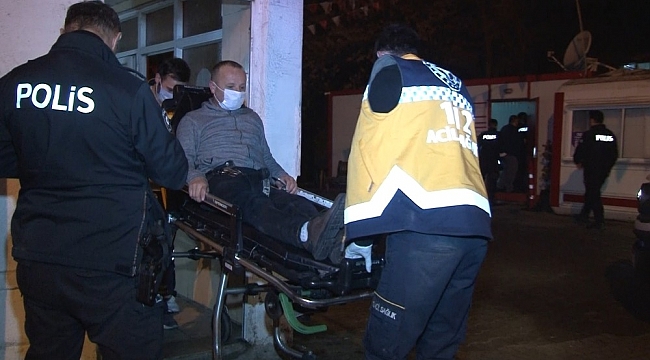 Küçükçekmece'de bir otoparkın çay ocağına silahlı saldırı: 1 yaralı