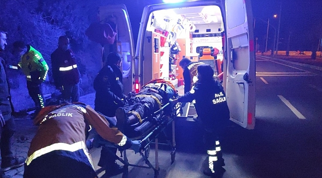 Kuşadası çevre yolunda motosiklet kazası: 1 ağır yaralı