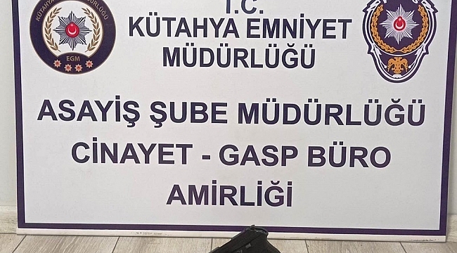 Kütahya'da silahla yaralama olayına karışan zanlı tutuklandı