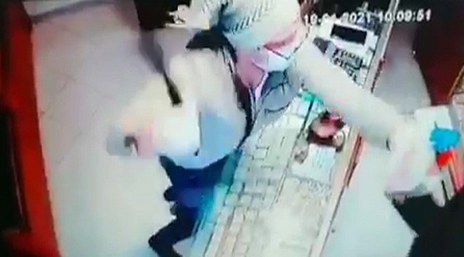 Kuyumcuda coplu saldırı anı kamerada