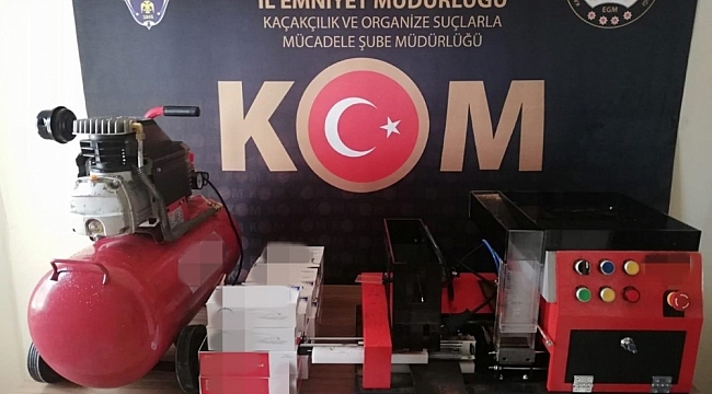 Malatya'da kaçak sigara operasyonu