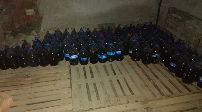 Manisa'da kaçak içki operasyonu