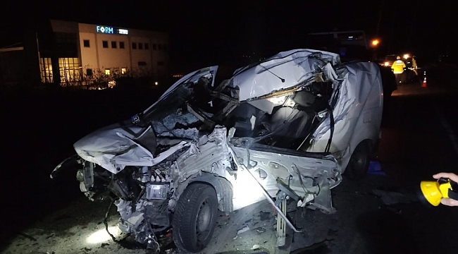 Manisa'da trafik kazası: 1 ölü
