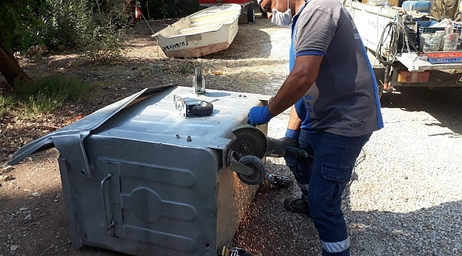 Marmaris Belediyesi çöp konteynerinden 412 bin TL tasarruf etti