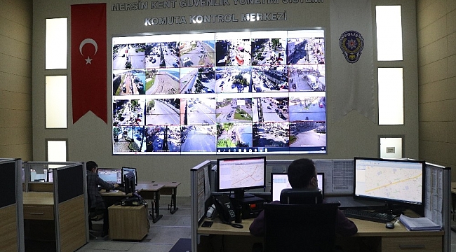 Mersin, bin 359 kamera ile izleniyor