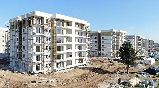 Mersin'de hayal gerçek oldu: 416 konutun kaba inşaatı 6 ayda tamamlandı