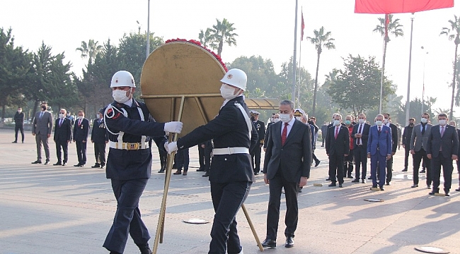 Mersin'in kurtuluş günü bu yıl sade bir törenle kutlandı