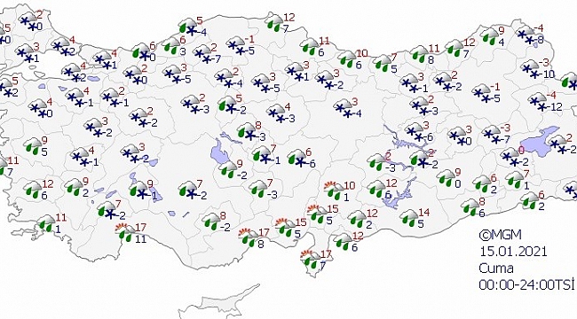 Meteoroloji 5 günlük tahminleri açıkladı