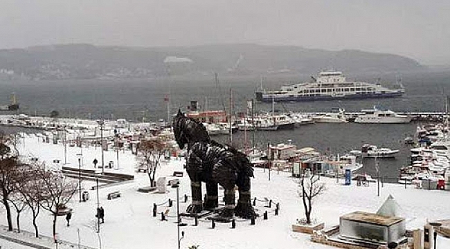 Meteoroloji'den Çanakkale için kar uyarısı