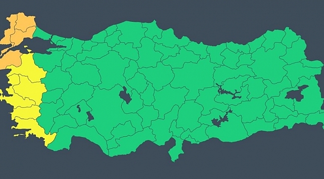 Meteorolojiden Trakya'ya turuncu koduyla uyardı