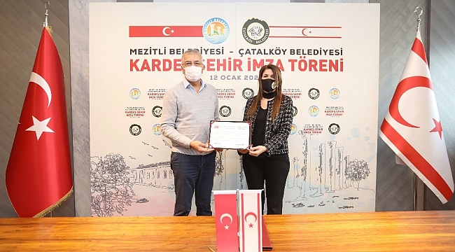 Mezitli'den Çatalköy'e kardeşlik bağı