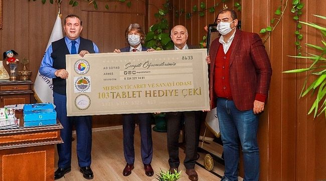 MTSO'dan öğrencilere 103 tablet bilgisayar