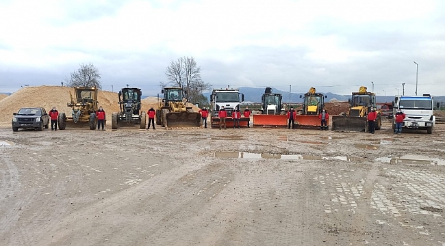 Mustafakemalpaşa kar yağışına hazır