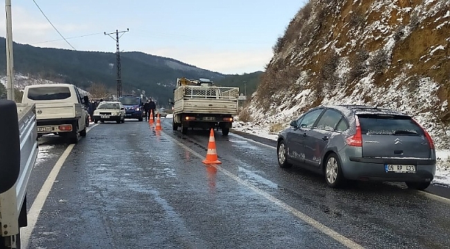 Nazilli-Beydağ yolu ulaşıma kapatıldı