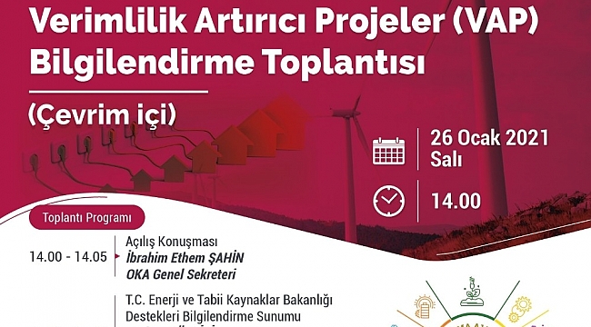 OKA'dan Verimlilik Artırıcı Projeler Desteği Tanıtım Toplantısı